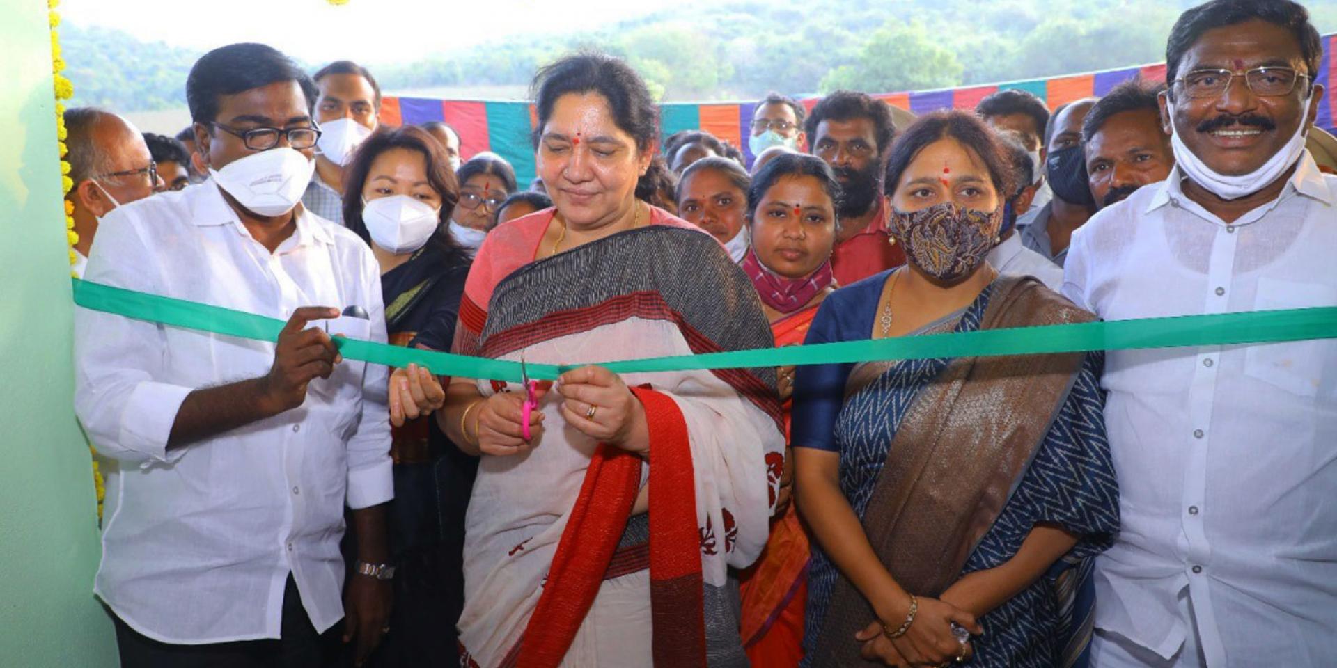 Tribal-welfare-minister-inaugurates-women-led-processing-units