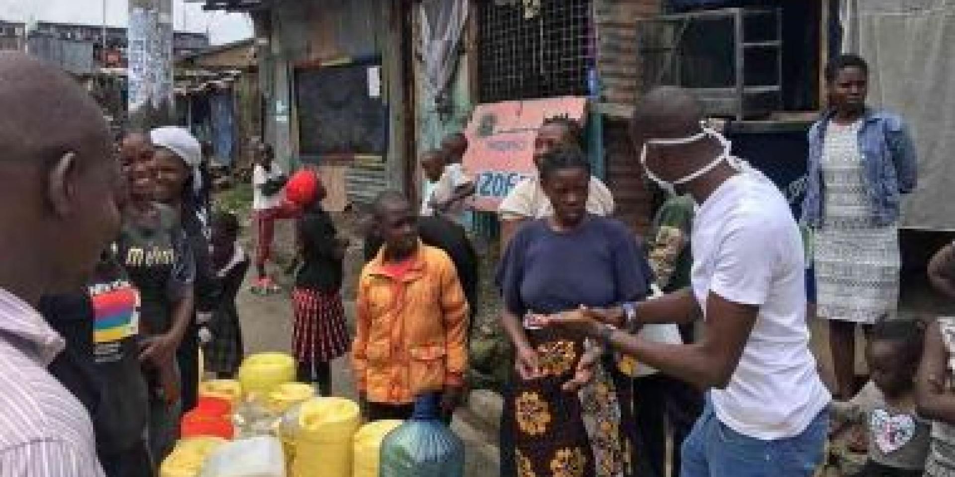 Distribution of water in Nairobi