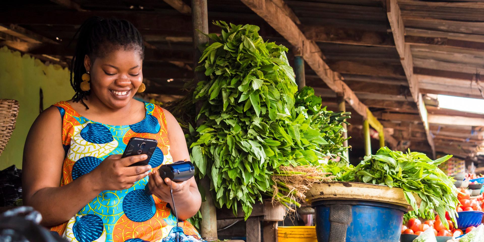 Photo of woman at the market