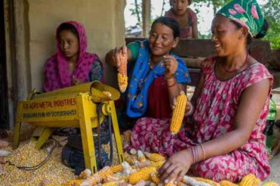Women farmers in Nepal
