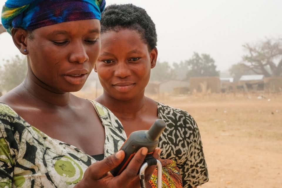 Mapping workshop in Nyangania, Kassena Nankana District - Ghana.