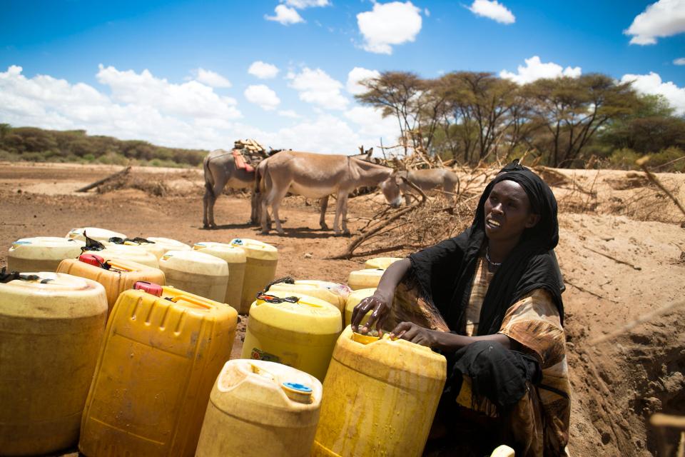 Drought in Kenya's Ewaso Ngiro river basin