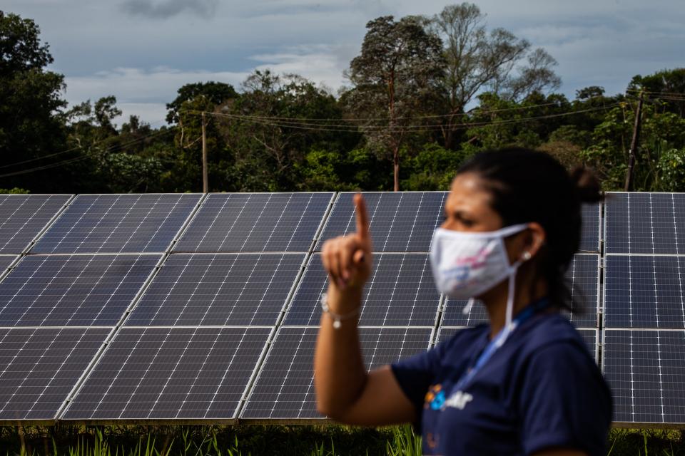 Fazenda Solar Bemol, located at kilometer 24 of Highway AM-010, in Manaus, state of Amazonas, Brazil, is the largest solar energy farm in the northern region of Brazil.