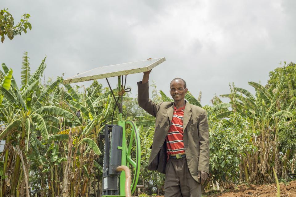 Solar-powered irrigation in Ethiopia