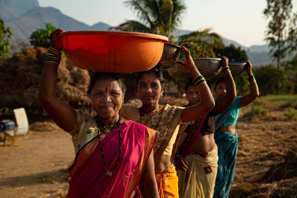 Women farmers in Jawahar, India