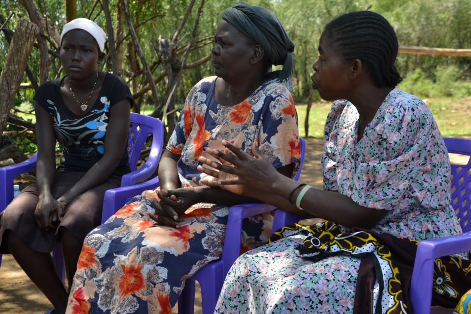 Women discussing empowerment