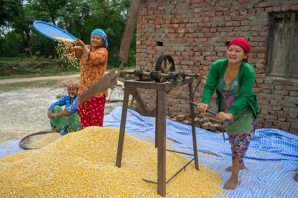 Women working