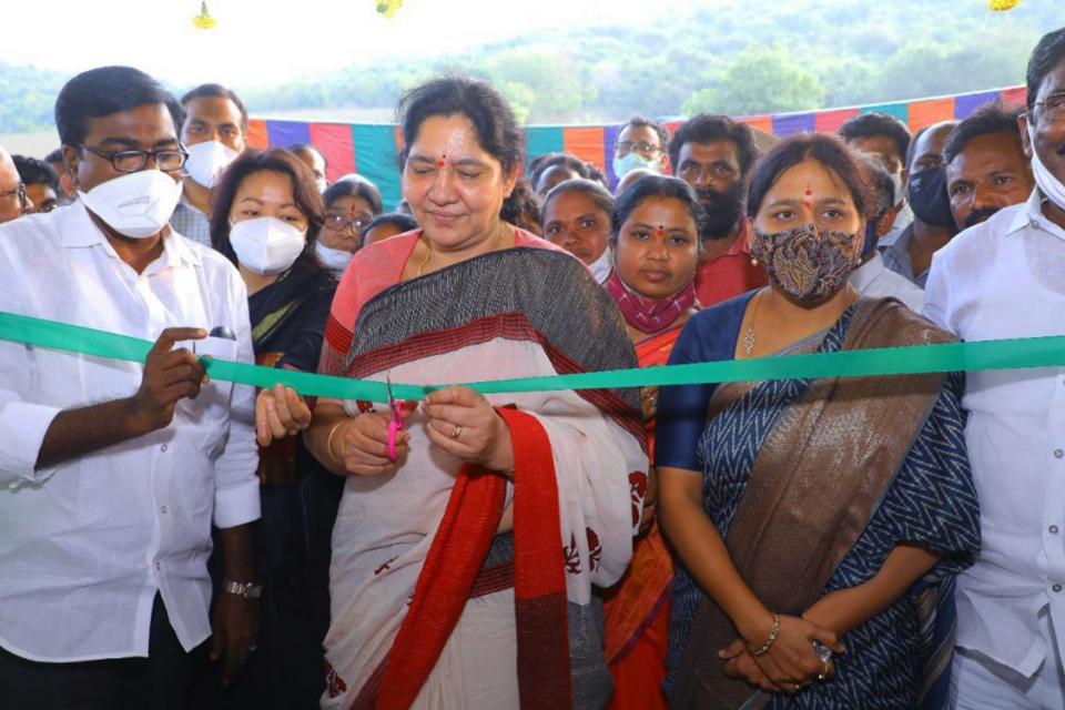 Tribal-welfare-minister-inaugurates-women-led-processing-units