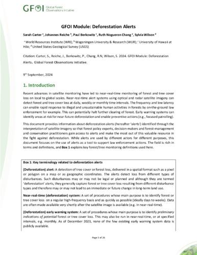Ethiopia: Near-real-time alerts for protecting forests under participatory forest management