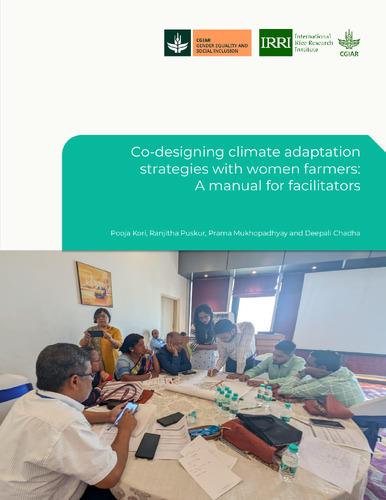 Co-designing climate adaptation strategies with women farmers: A manual for facilitators