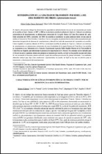 Caracterización de líneas interspecíficas de frijol común por su resistencia a alta temperatura