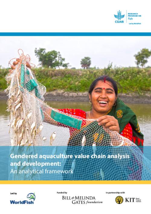 Gendered aquaculture value chain analysis and development: An analytical framework