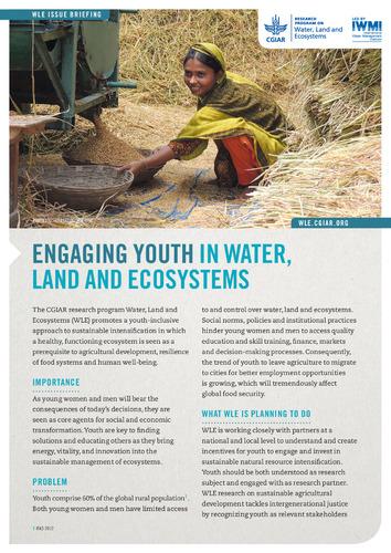 Engaging youth in Water, Land and Ecosystems