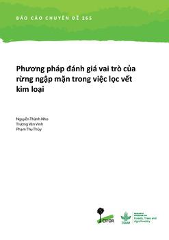 Phương pháp đánh giá vai trò của rừng ngập mặn trong việc lọc vết kim loại