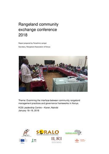 Rangeland community exchange conference 2018