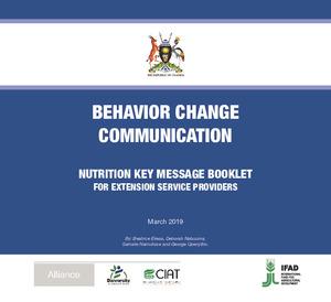 Behavior communuication: nutrition key message booklet for extension service providers