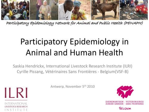 Participatory epidemiology in animal and human health