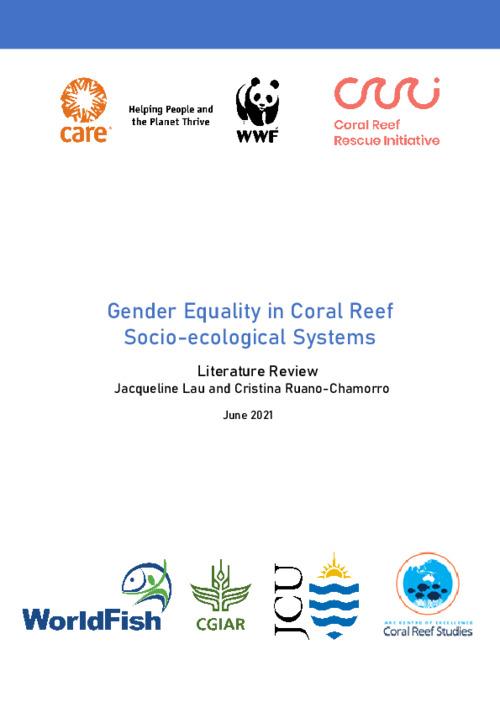 Gender Equality in Coral Reef Socio-ecological Systems