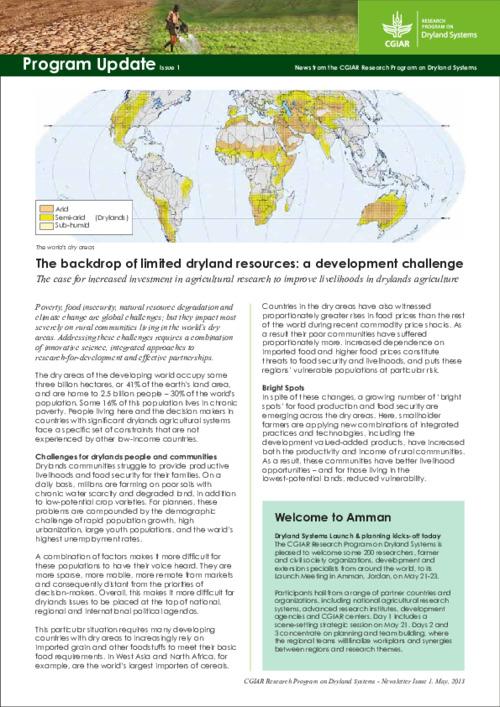 CRP-DS Newsletter, Issue 1, May 2013