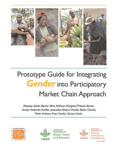 Prototype guide for integrating gender into participatory market chain approach.