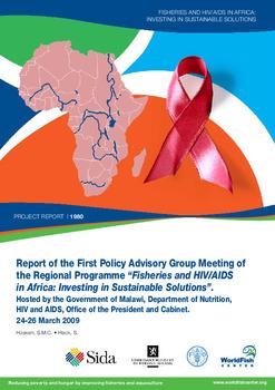 Report of the first policy advisory group meeting of the regional programme