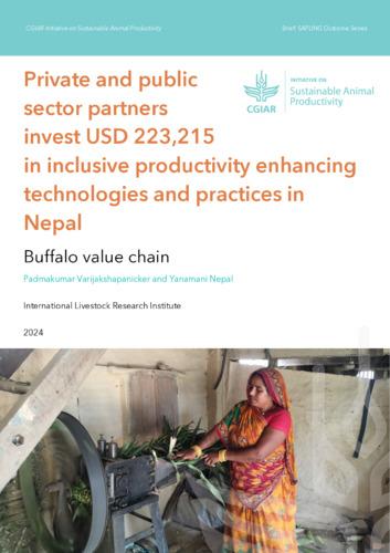 Private and public sector partners invest USD 223,215 in inclusive productivity enhancing technologies and practices in Nepal