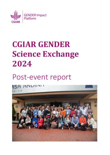 CGIAR GENDER Science Exchange 2024: Post-event report