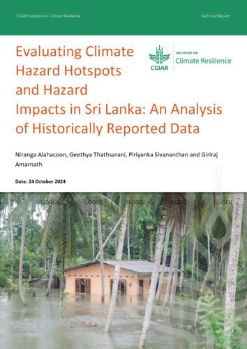 Evaluating climate hazard hotspots and hazard impacts in Sri Lanka: an analysis of historically reported data