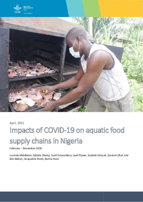 Impacts of COVID-19 on aquatic food supply chains in Nigeria February – November 2020