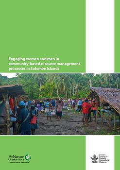Engaging women and men in community-based resource management processes in Solomon Islands