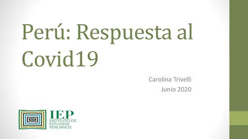 Perú: Respuesta al Covid19