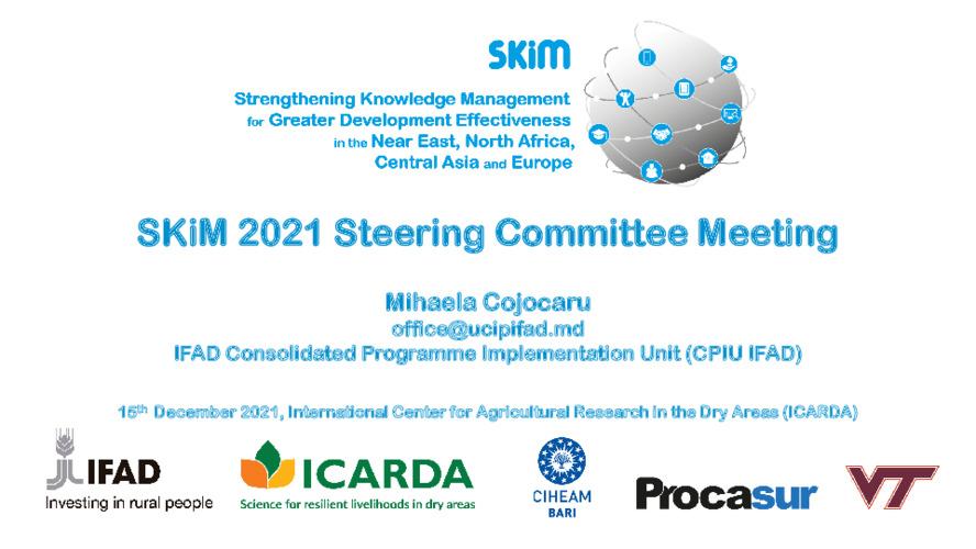 SKiM - Moldova NFP 2021 Steering Committee