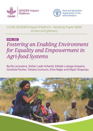 Fostering an Enabling Environment for Equality and Empowerment in Agri-food Systems