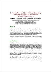 Knowledge-based Entry Point for Enhancing Community Participation in Integrated Watershed Management