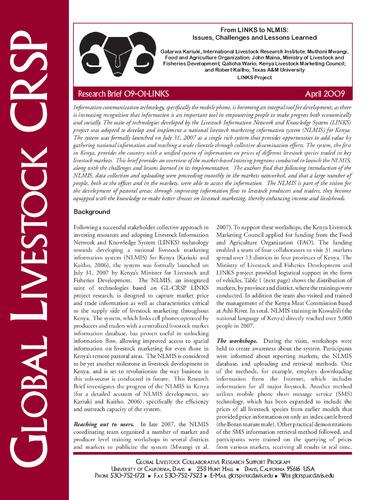 From LINKS to NLMIS: issues, challenges and lessons learned