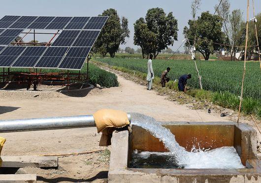 Business and finance models for increased sustainability and equity of solar-powered irrigation in Pakistan: insights from the private sector