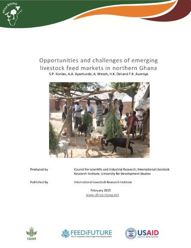 Opportunities and challenges of emerging livestock feed markets in northern Ghana