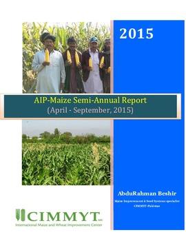 AIP-Maize Semi-Annual Report: (April - September, 2015)