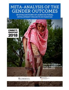 Meta-analysis of the gender outcomes: in evaluations of agricultural development projects in Pakistan