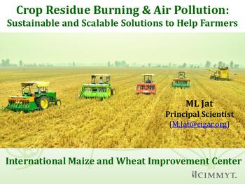 Crop residue burning & air pollution: sustainable and scalable solutions to help farmers