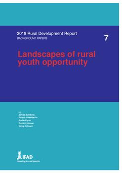 Landscapes of rural youth opportunity