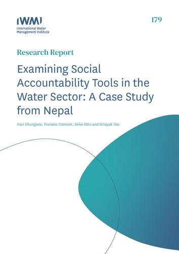 Examining social accountability tools in the water sector: a case study from Nepal