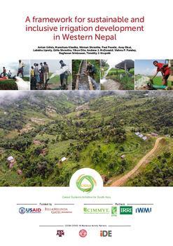 A framework for sustainable and inclusive irrigation development in Western Nepal
