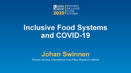 Inclusive Food Systems and COVID-19