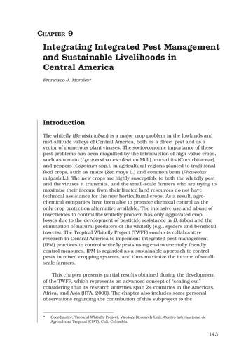 Integrating integrated pest management and sustainable livelihoods in Central America