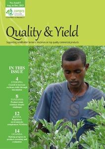 Quality and yield: supporting smallholder farmers' decisions on top quality commercial products