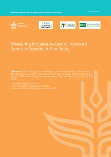 Measuring inclusive access to improved seeds in Uganda: A pilot study