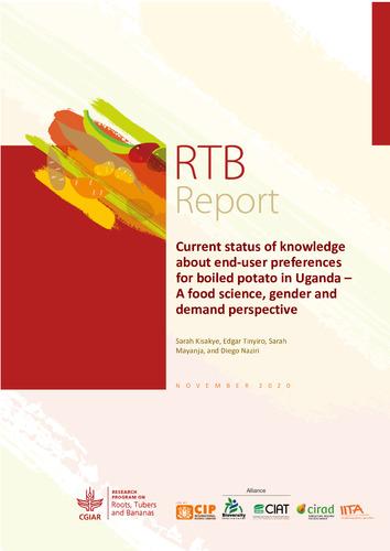 Current status of knowledge about end-user preferences for boiled potato in Uganda – A food science, gender and demand perspective