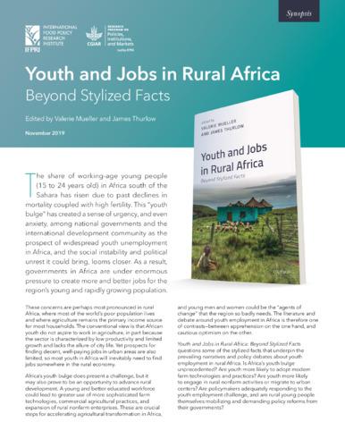 Youth and jobs in rural Africa: Beyond stylized facts