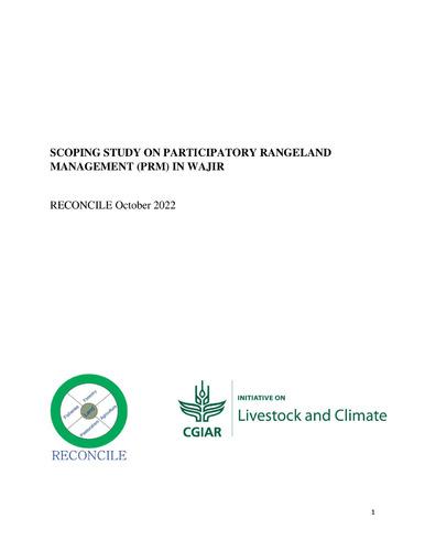 Scoping study on participatory rangeland management (PRM) in Wajir